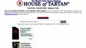 What House-of-tartan.scotland.net website looked like in 2016 (8 years ago)