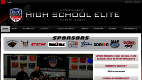 What Hselitehockey.com website looked like in 2016 (8 years ago)