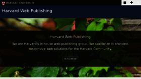 What Hwpi.harvard.edu website looked like in 2016 (8 years ago)
