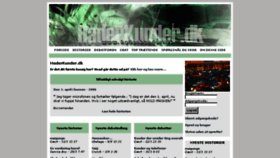 What Haderkunder.dk website looked like in 2016 (8 years ago)