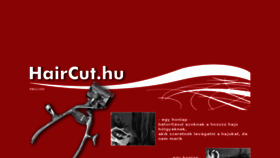 What Haircut.hu website looked like in 2016 (8 years ago)