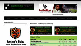 What Handicapperswatchdog.com website looked like in 2016 (8 years ago)