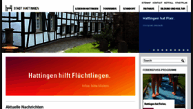 What Hattingen.de website looked like in 2016 (8 years ago)