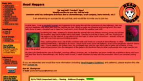 What Headhuggers.org website looked like in 2016 (7 years ago)