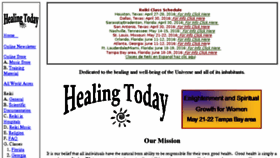 What Healingtoday.com website looked like in 2016 (8 years ago)