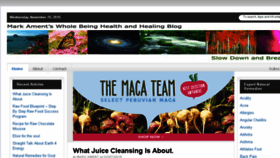 What Healingvibes.com website looked like in 2016 (8 years ago)
