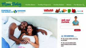 What Health4mom.org website looked like in 2016 (8 years ago)