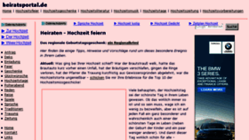 What Heiratsportal.de website looked like in 2016 (8 years ago)