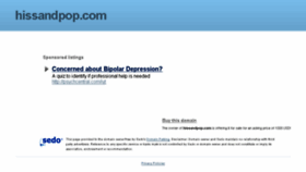 What Hissandpop.com website looked like in 2016 (8 years ago)