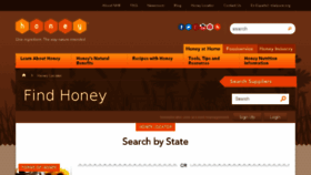 What Honeylocator.com website looked like in 2016 (8 years ago)
