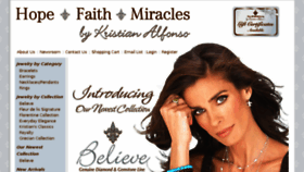 What Hopefaithmiracles.com website looked like in 2016 (8 years ago)