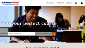 What Hotcourses-nigeria.com website looked like in 2016 (8 years ago)
