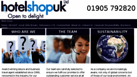 What Hotelshopuk.com website looked like in 2016 (7 years ago)