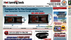 What Hottanningbeds.com website looked like in 2016 (8 years ago)