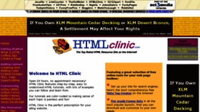 What Htmlclinic.com website looked like in 2016 (8 years ago)