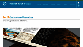 What Hughesandco.com website looked like in 2016 (8 years ago)