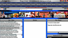What Hungarocenter.com website looked like in 2016 (8 years ago)