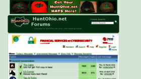 What Huntohio.net website looked like in 2016 (8 years ago)