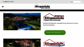 What Hispaniolarealestate.com website looked like in 2016 (8 years ago)