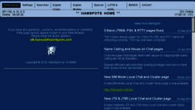 What Hamspots.net website looked like in 2016 (8 years ago)