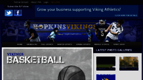 What Hopkinsathletics.com website looked like in 2016 (8 years ago)
