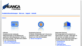 What Huanga.com website looked like in 2016 (8 years ago)