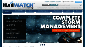 What Hailwatch.com website looked like in 2016 (7 years ago)