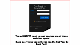 What Howtogetyourexbackfast.com website looked like in 2016 (7 years ago)
