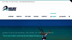 What Holboxkiteboarding.com website looked like in 2016 (7 years ago)