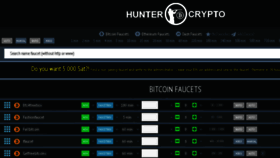 What Huntercrypto.com website looked like in 2016 (8 years ago)
