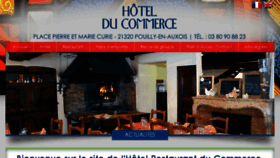 What Hotel-commerce-pouilly.com website looked like in 2016 (8 years ago)