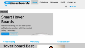 What Hoverboardgear.com website looked like in 2016 (8 years ago)