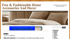 What Homeaccessoriesanddecor.com website looked like in 2016 (8 years ago)