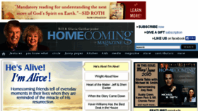 What Homecomingmagazine.com website looked like in 2016 (8 years ago)