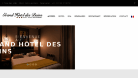 What Hotel-des-bains.fr website looked like in 2016 (7 years ago)