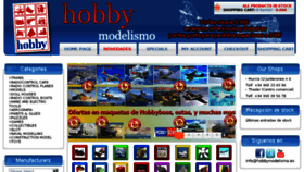 What Hobbymodelismo.es website looked like in 2016 (7 years ago)