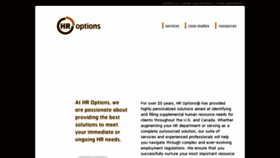 What Hroptions.com website looked like in 2016 (8 years ago)
