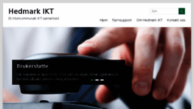 What Hedmark-ikt.no website looked like in 2016 (8 years ago)