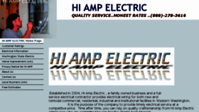 What Hiampelectric.com website looked like in 2016 (7 years ago)