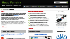 What Hcferreira.com.br website looked like in 2016 (8 years ago)