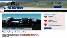 What Hwy515autoauction.com website looked like in 2016 (8 years ago)