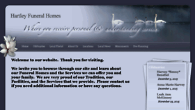 What Hartleyfuneralhomes.com website looked like in 2016 (7 years ago)