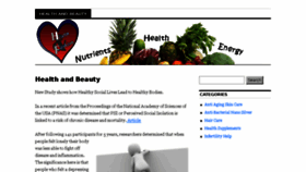 What Healthandfashion.info website looked like in 2016 (7 years ago)