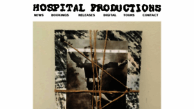 What Hospitalproductions.net website looked like in 2016 (8 years ago)