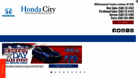 What Hondacityli.com website looked like in 2016 (7 years ago)
