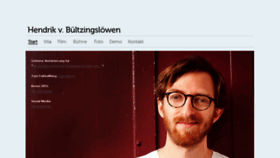 What Hendrikvonbueltzingsloewen.de website looked like in 2016 (8 years ago)