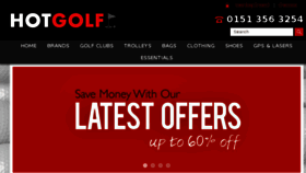 What Hotgolf.co.uk website looked like in 2016 (9 years ago)