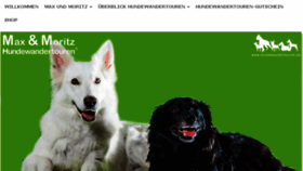 What Hundewandertouren.de website looked like in 2016 (7 years ago)