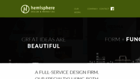 What Hemispheredm.com website looked like in 2016 (7 years ago)