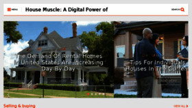 What Housemuscle.com website looked like in 2016 (7 years ago)